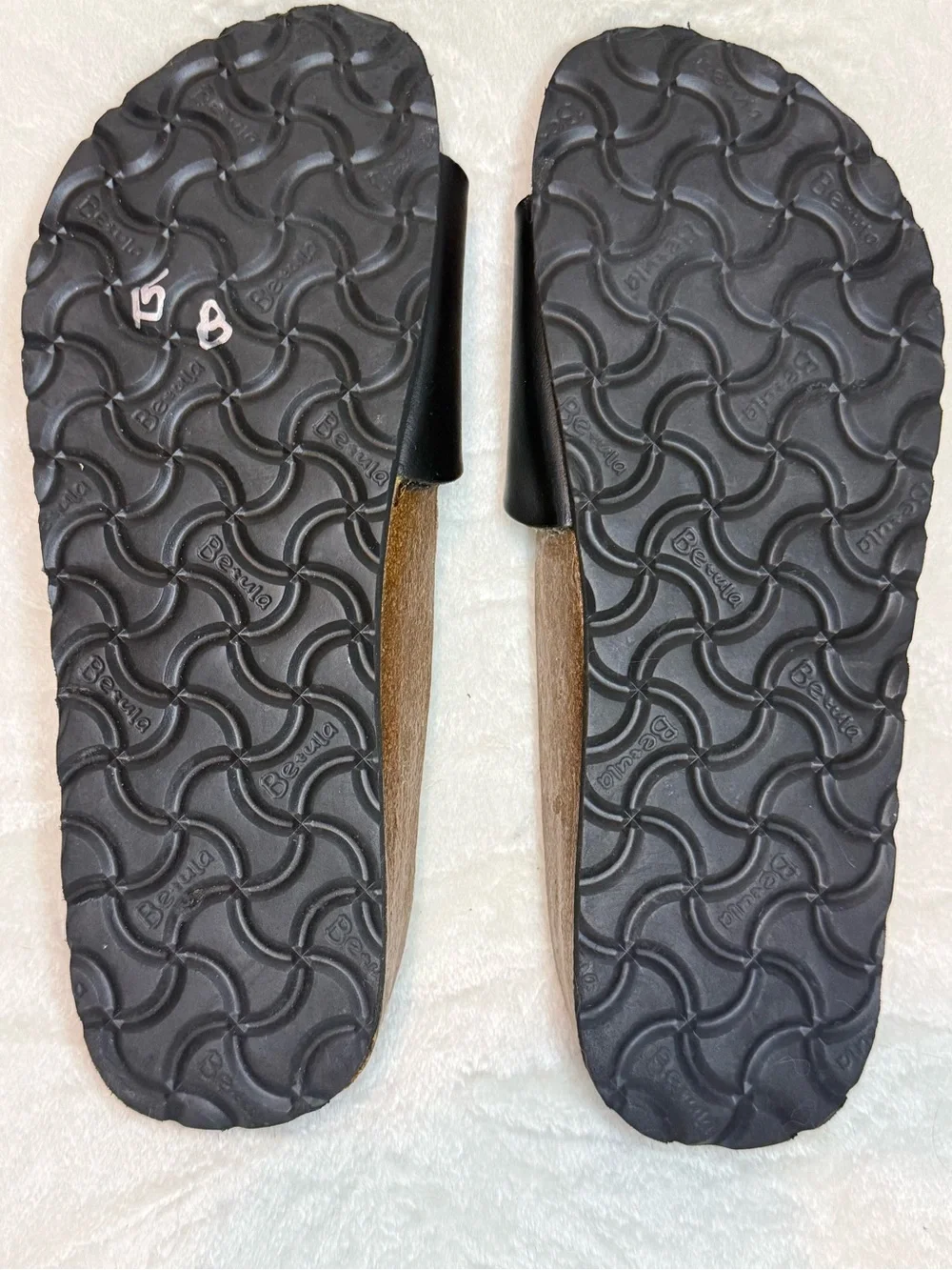 TULA By Birkenstock Madrid Black Buckle Strap Women's Slide Sandals Women’s US 7